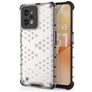 Mobigear Honeycomb Coque Realme C31 Coque arrière Rigide Anti-Chocs - Blanc