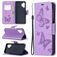 Mobigear Butterfly Housse Samsung Galaxy A32 5G Etui Porte-Monnaie - Violet