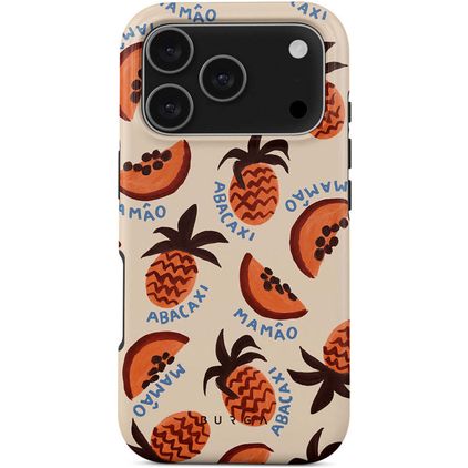 Burga Tough iPhone 17 Pro MagSafe Plastique rigide Coque arrière Antichoc - Abacaxi