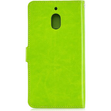 Mobigear Wallet Housse Nokia 2.1 Etui Porte-Monnaie - Vert