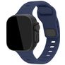 Mobilize Sports Bracelet Silicone Apple Watch Fermeture à clou et passant - 42/41/40/38 mm - Bleu
