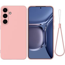 Mobigear Rubber Touch Samsung Galaxy S25 FE Silicone Coque arrière - Rose