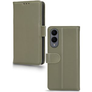 Mobilize Premium Gelly Housse Samsung Galaxy S25 Edge Etui Porte-Monnaie - Vert