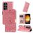Mobigear Sunflower Housse Samsung Galaxy S24 Ultra Etui Porte-Monnaie - Rose doré