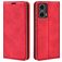 Mobigear Retro Slim Motorola Moto G85 Étui Portefeuille - Rouge