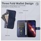 Mobigear Zipper Housse iPhone 17 Etui Porte-Monnaie - Bleu