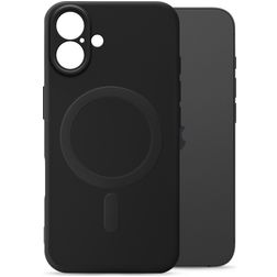 My Style Protective Flex Coque iPhone 16 Plus MagSafe Coque arrière en TPU Souple - Noir