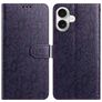 Mobigear Flowers Housse iPhone 17 Etui Porte-Monnaie - Violet
