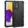 Mobigear Non-slip Armor Coque Samsung Galaxy A73 Coque arrière Rigide Anti-Chocs - Noir