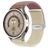 Mobigear Braided Dual Bracelet Nylon Smartwatch Fermeture à pince - Connexion universelle de 22 mm - Violet / Lumière stellaire