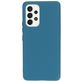 Mobiparts Coque Samsung Galaxy A53 Coque arrière en Silicone - Blueberry Blue