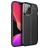 Mobigear Luxury Coque iPhone 14 Pro Max Coque arrière en TPU Souple - Noir