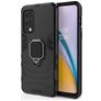 Mobigear Armor Ring Coque OnePlus Nord 2 Coque arrière Rigide Anti-Chocs avec Anneau-Support - Noir