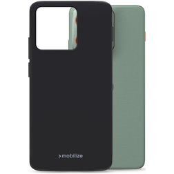 Mobilize Rubber Gelly Coque Motorola Edge 70 Pro Coque arrière en TPU Souple - Noir