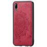 Mobigear Mandala Coque Huawei Y7 Pro (2019) Coque arrière Rigide - Rouge