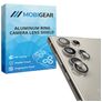 Mobigear Single Samsung Galaxy S24 Ultra Verre trempé Protection Objectif Caméra - Compatible Coque - Gris