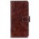 Mobigear Basic Housse LG K50s Etui Porte-Monnaie - Marron