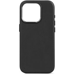 Decoded Coque iPhone 15 Pro Max MagSafe Coque arrière en Cuir Véritable - Noir