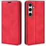 Mobigear Retro Slim Housse Samsung Galaxy S24 FE Etui Porte-Monnaie - Rouge