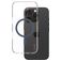 CARE by PanzerGlass Urban Combat iPhone 16 Pro MagSafe Plastique rigide Coque arrière - Transparent / Bleu