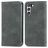 Mobigear Retro Slim Housse Samsung Galaxy S21 FE Etui Porte-Monnaie - Gris
