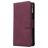 Mobigear Zipper Housse Samsung Galaxy A41 Etui Porte-Monnaie - Rouge