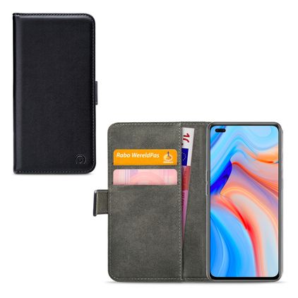 Mobilize Classic Gelly Wallet Housse OPPO Reno 4 5G Etui Porte-Monnaie - Noir