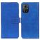 Mobigear Croco Housse POCO M5 Etui Porte-Monnaie - Bleu