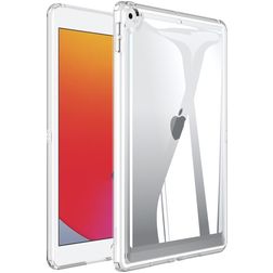 Mobigear Crystal Coque iPad 7 (2019) Coque Arrière Rigide - Transparent / Blanc