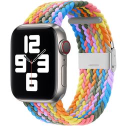 Mobigear Braided Bracelet Nylon Apple Watch Fermeture à pince - 42/41/40/38 mm - Heartbeat