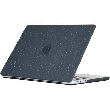 Mobigear Sparkle MacBook Pro 14 Pouces (2021-2026) Coque - Noir - Model A2442 / A2779 / A2918 / A2992 / A3401 / A3112 / A3434 / A3427 / A3426