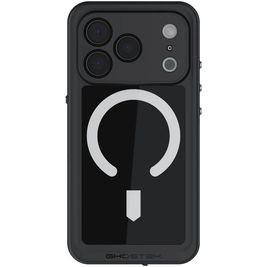 Ghostek Nautical Slim Coque iPhone 17 Pro MagSafe Coque arrière Imperméable Rigide Anti-Chocs - Noir