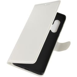 Mobigear Classic Housse Motorola Edge Plus Etui Porte-Monnaie - Blanc