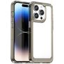 Mobigear Crystal Coque iPhone 15 Pro Max Coque arrière Rigide - Transparent / Gris