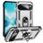Mobigear Armor Ring Coque Google Pixel 10 Pro XL Coque arrière Rigide Anti-Chocs avec Anneau-Support - Argent