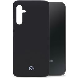 Mobilize Rubber Gelly Coque Samsung Galaxy A34 Coque arrière en TPU Souple - Matt Black