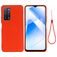 Mobigear Rubber Touch Coque OPPO A54 Coque arrière en Silicone - Rouge