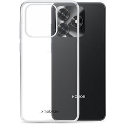 Mobilize Gelly Case Coque Transparente Honor X5C Plus Coque arrière en TPU Souple - Transparent