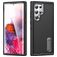 Mobigear Rugged Stand Coque Samsung Galaxy S23 Ultra Coque arrière Rigide Anti-Chocs avec Support Amovible - Noir