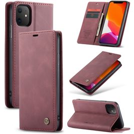 Caseme 013 Housse iPhone 11 Etui Porte-Monnaie - Rouge