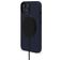 Decoded Coque iPhone 14 Plus MagSafe Coque arrière en Cuir Véritable Anti-Chocs - Steel Blue