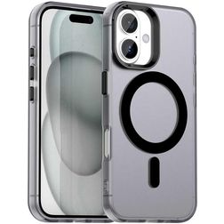 Mobigear Shockproof Coque iPhone 17 MagSafe Coque arrière Rigide - Noir
