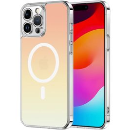 Valenta Rainbow Coque iPhone 13 Pro MagSafe Coque arrière Rigide