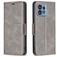 Mobigear Excellent Housse Motorola Edge 40 Pro Etui Porte-Monnaie - Gris
