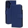 Mobiparts Wallet Housse Samsung Galaxy A37 Etui en Cuir Véritable Porte-Monnaie - Bleu