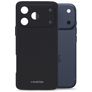 Mobilize Rubber Gelly Coque iPhone 17 Pro Max Coque arrière en TPU Souple - Noir