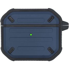 Mobigear Armor Coque Apple AirPods 3 Coque en Silicone Souple - Bleu