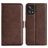 Mobigear Slim Magnet Housse Realme 9 Pro Plus Etui Porte-Monnaie - Marron