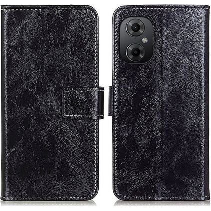 Mobigear Basic Housse POCO M5 Etui Porte-Monnaie - Noir