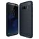 Mobigear Brushed Slim Coque Samsung Galaxy S8 Coque arrière en TPU Souple - Bleu